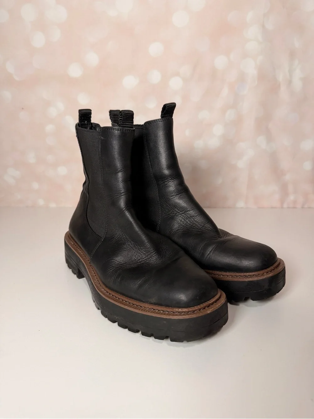 SAM EDELMAN Classic Black Chelsea Boots LAGUNA